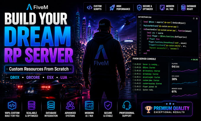 design fivem  scripts for your server