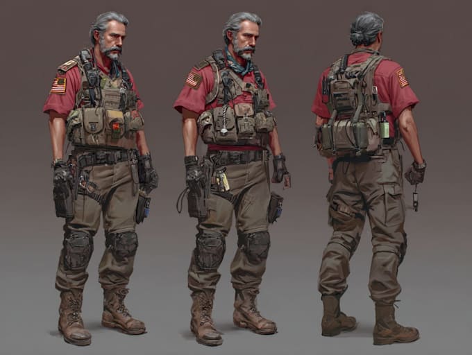 draw military themed illustrations