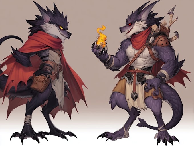 draw furry and cute art for you