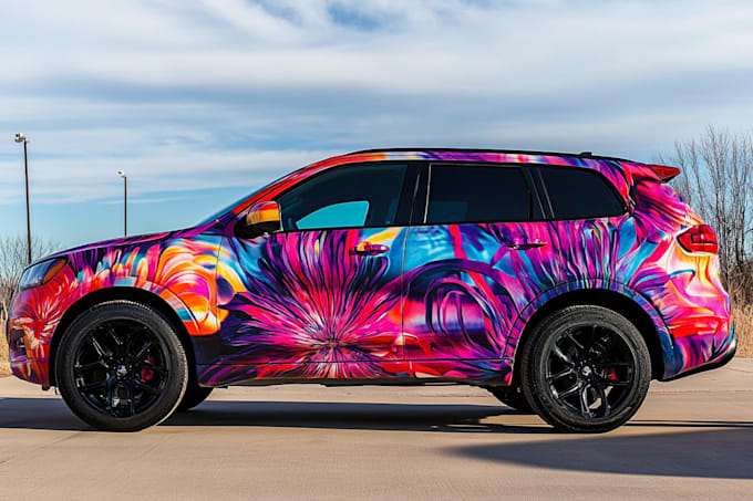 do amazing car wrap, car wrap design