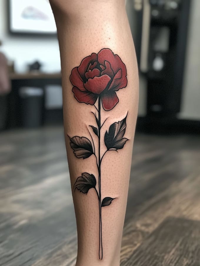 draw professional custom tattoo design for you