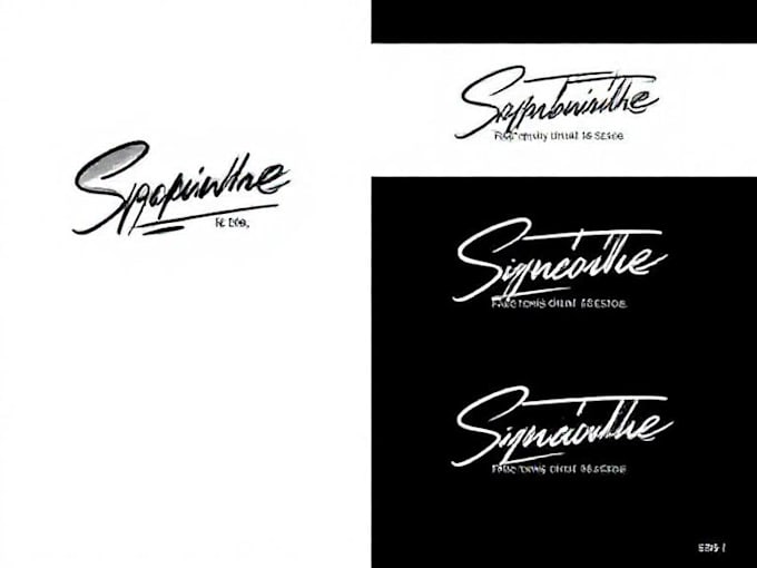 do handwriting scripted signature cursive autograph logo