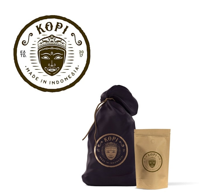 make an awesome coffee logo with express delivery