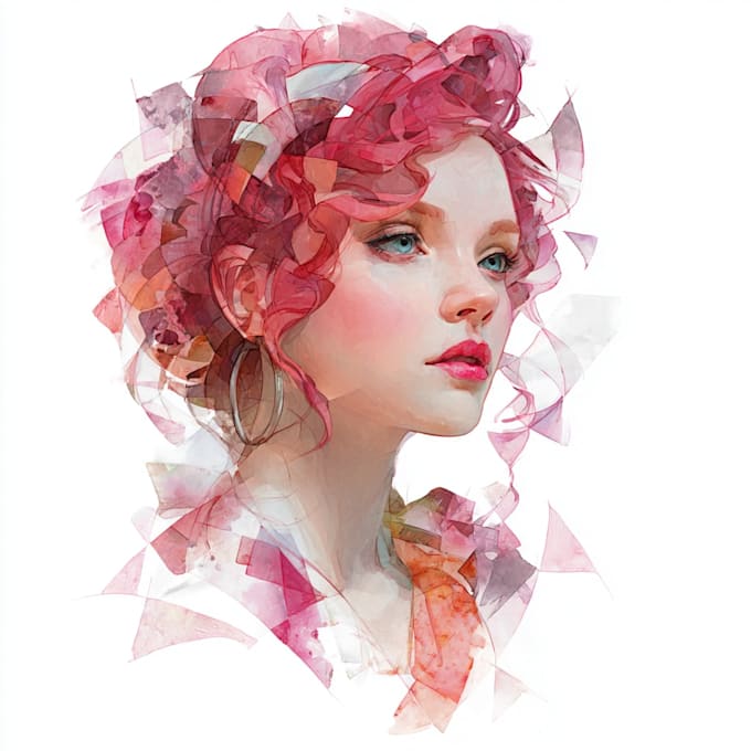 create watercolor and digital illustrations