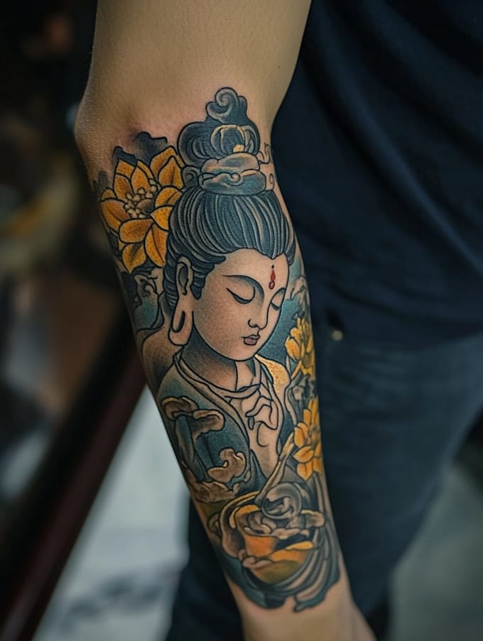 design your tattoo in a sketchy style