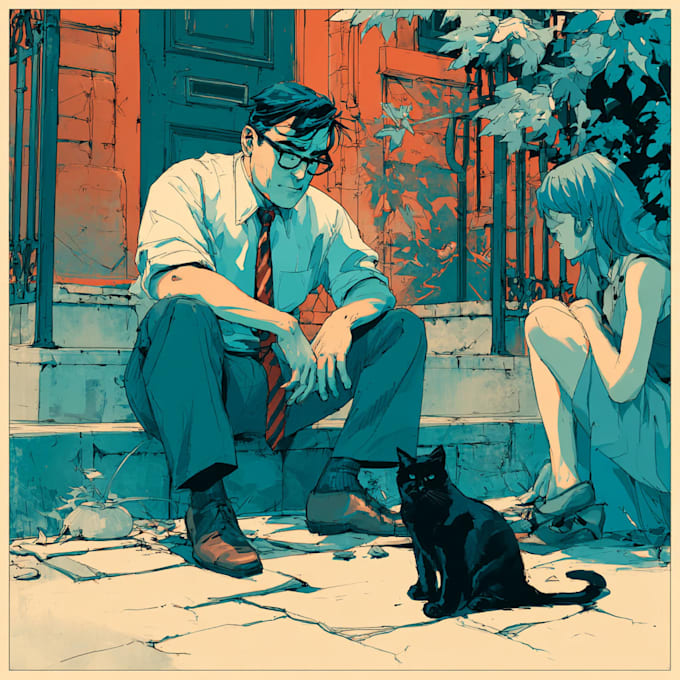comic book illustration with comic book illustrator