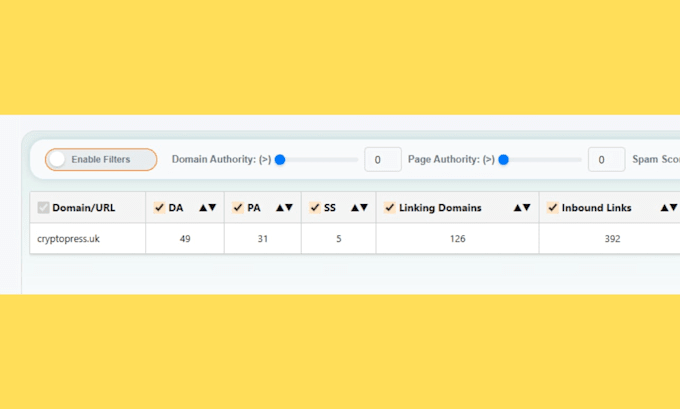increase domain authority of your website with backlinks