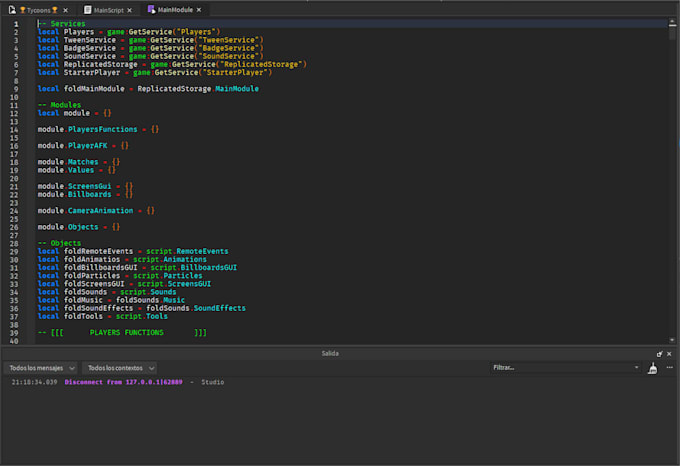 Programación de roblox scripting para ti