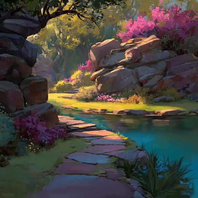 environment concept art landscape design