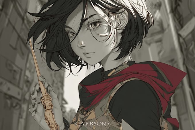 draw anime character for you