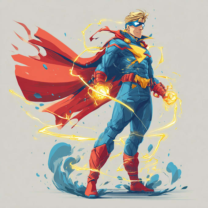 customized you in a superhero famous character