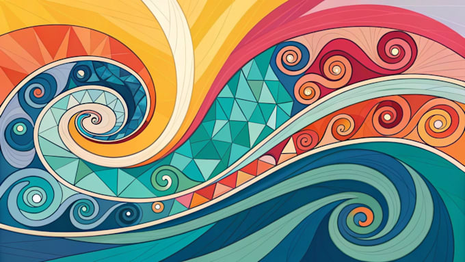 design abstract art for you