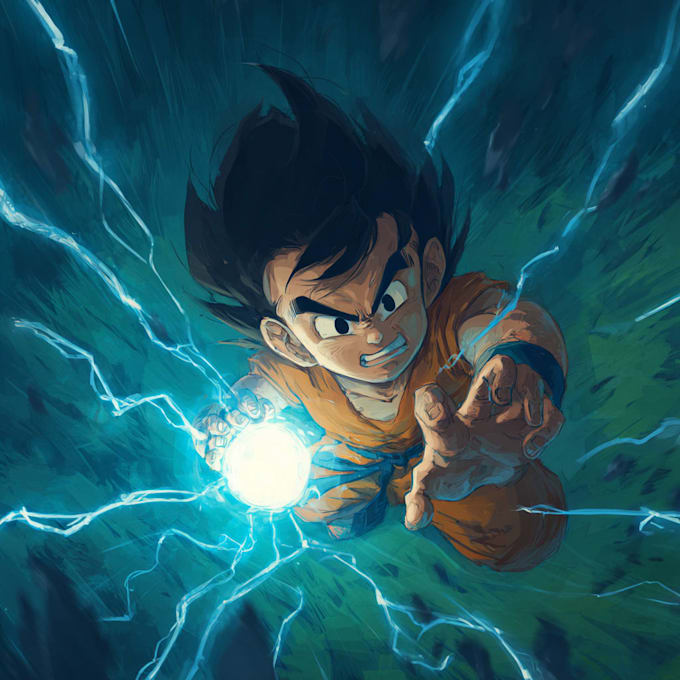 do any dragon ball style illustration for you