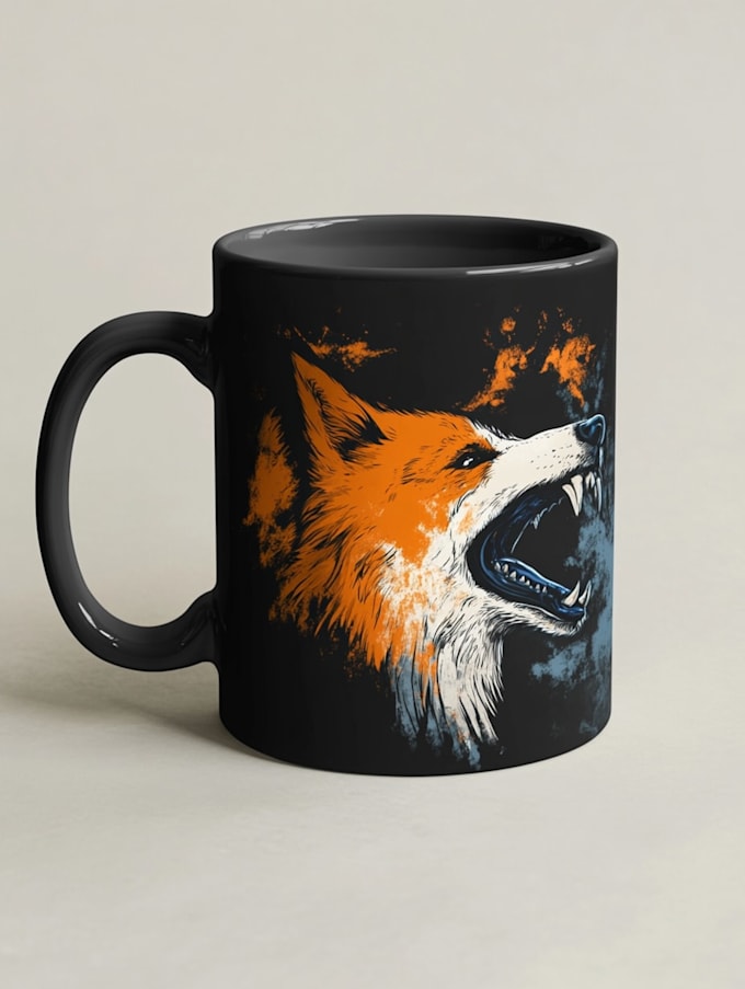 do coffee mug design, custom mug design