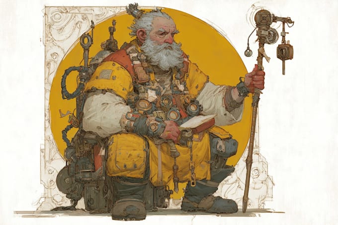 make awesome character concept art