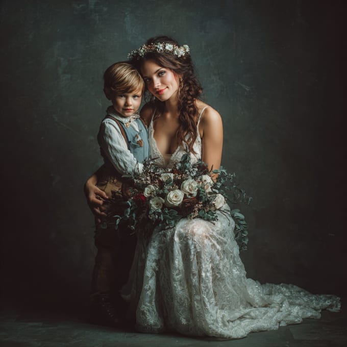 make a royal king or queen portrait for a gift