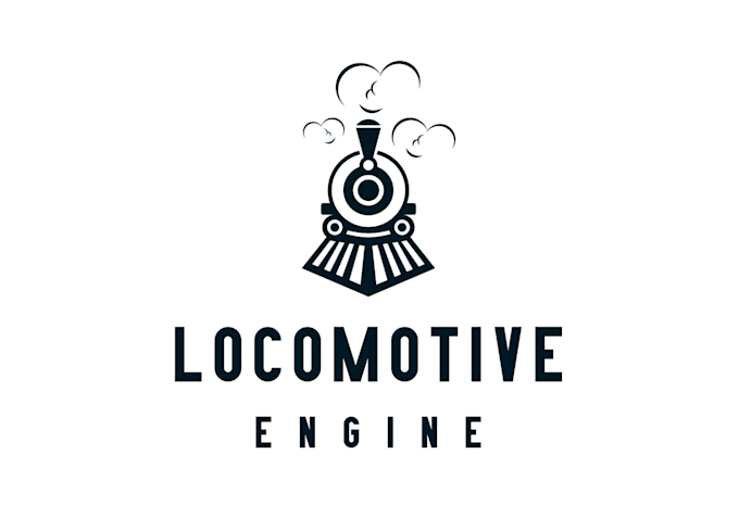 do high quality locomotive logo with express delivery