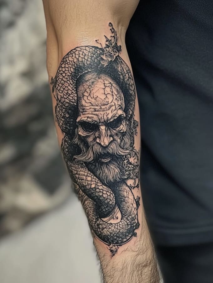 make anime tattoo design