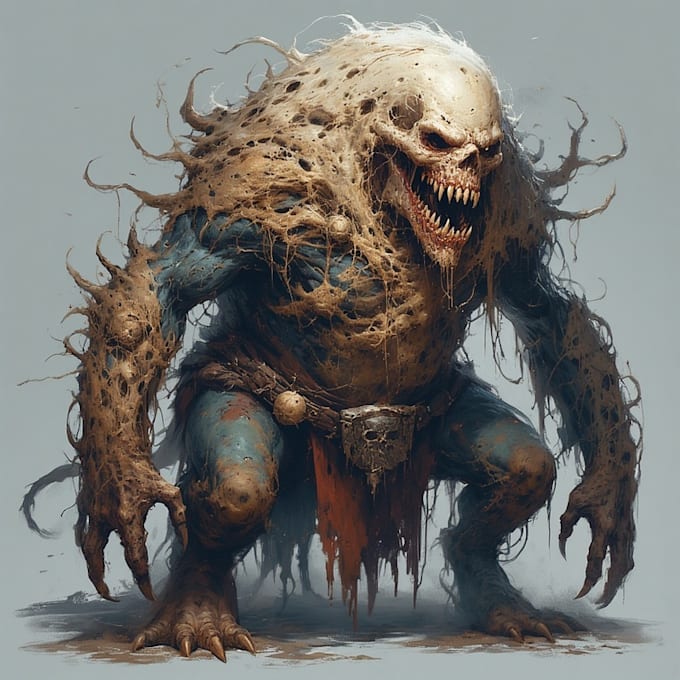 make a stunning horror character art