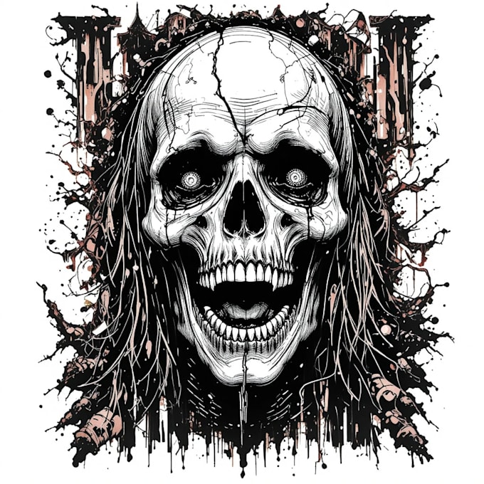 make metal, punk, hardcore, horror tshirt designs