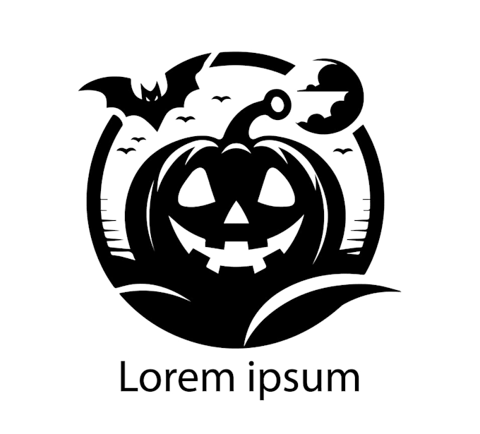carve your logo on halloween pumpkin