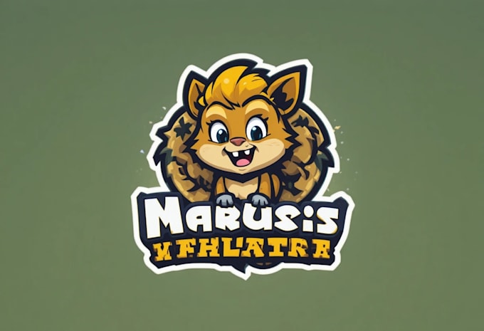 design a cartoon mascot logo