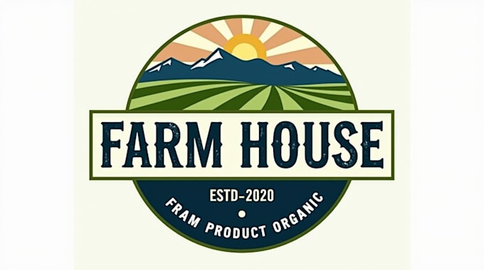 design realistic farm seed logo design