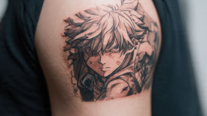 create the coolest anime or manga tattoo design