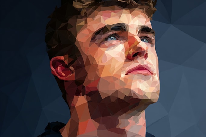 design an awesome low poly vector illustration