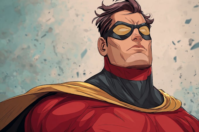 do superhero cartoon character illustration comic book dc marvel comic page