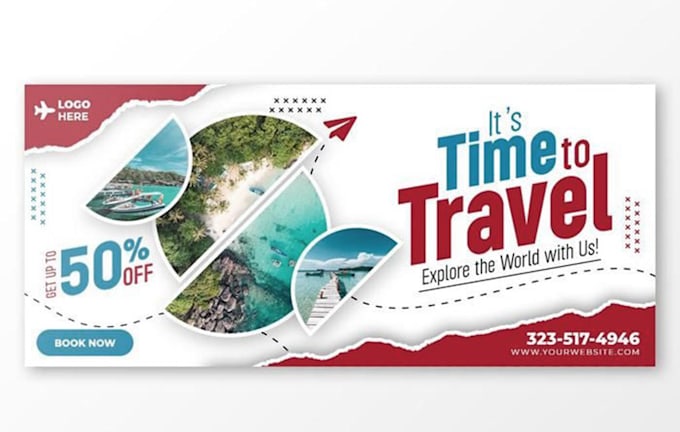 do creative social media banner, post and icon design
