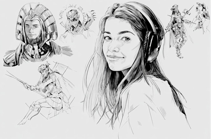 be your digital sketch artist