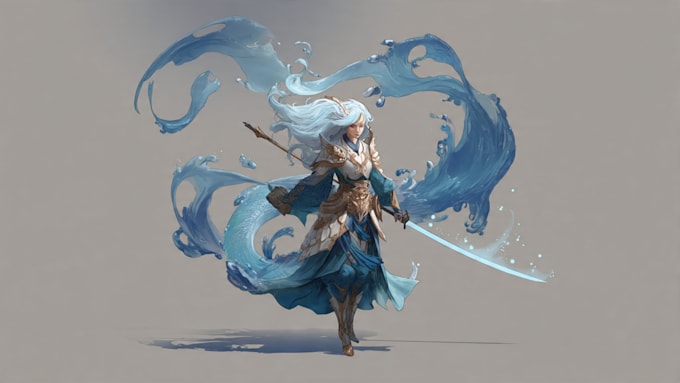 draw a fantasy illustration for you