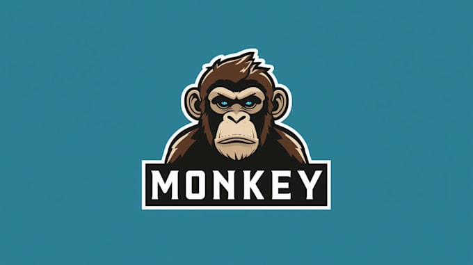 design a creative monkey logo for your brand