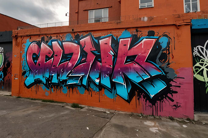 make graffiti design for you