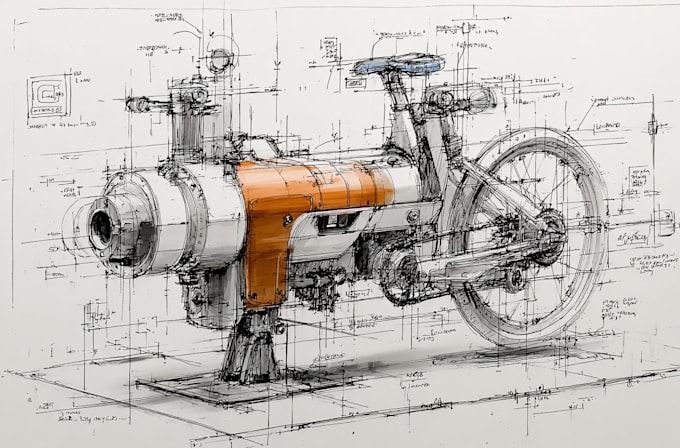 industrial design sketch to present your idea