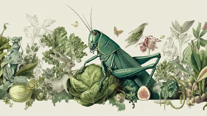 draw scientific animals, plants or encyclopedia book illustrations