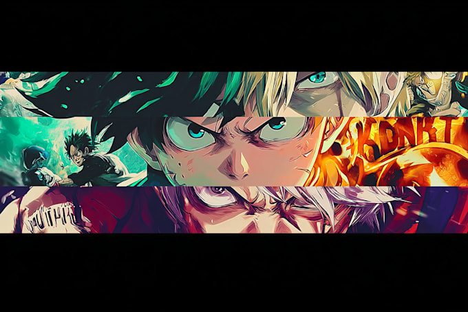 design the best anime banner header