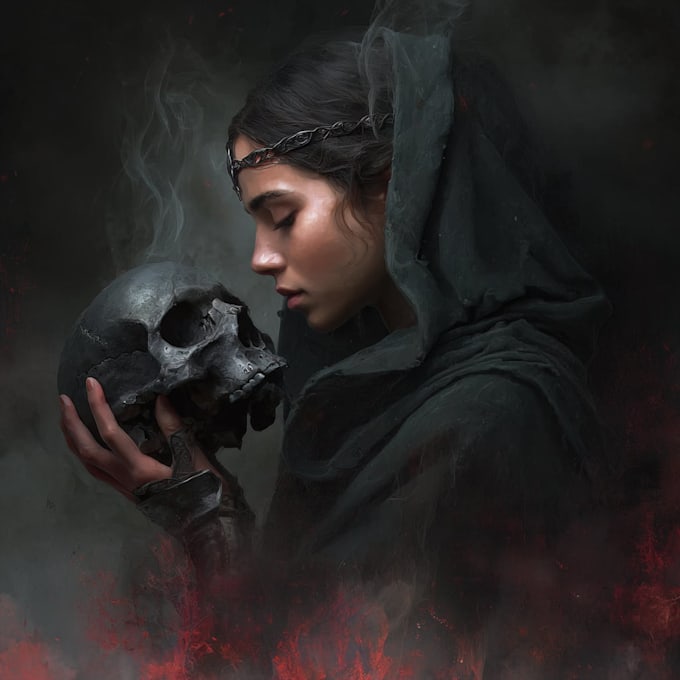 Horror Rialistic Drawing Draw realistic dark fantasy art and horror illustrations by Kumbaasam ...