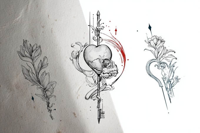 create a unique tattoo sketch for you