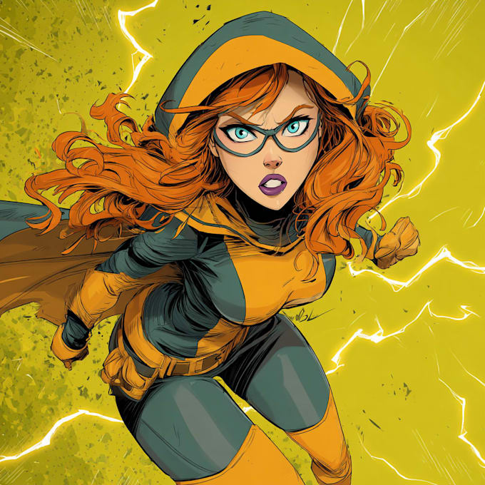 draw a comic book page illustration or webtoon episodes