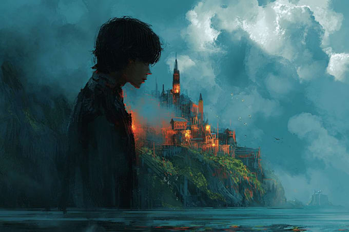 create game concept art for characters, environments