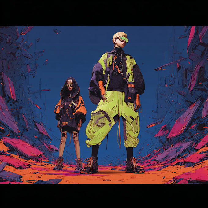 draw sci fi illustration and sci fi art
