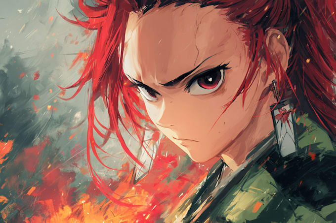 illustrate your awesome anime or roleplaying character  art