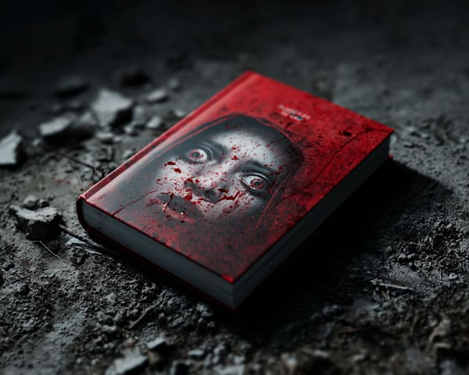 design horror book cover, sci fi and ebook cover