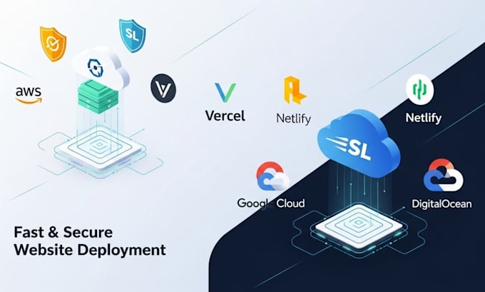 aws, website deployment, google cloud, azure deploy website, website development