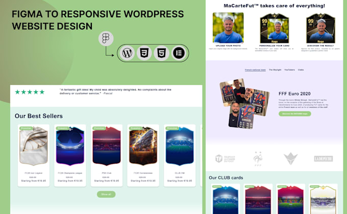 convert figma to wordpress using elementor pro pixel perfect