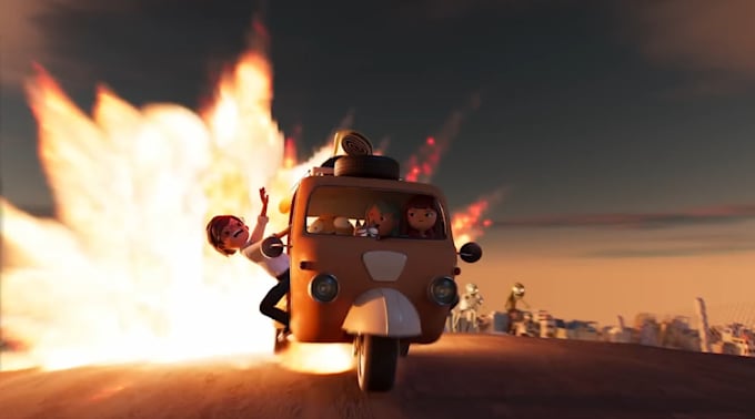 vfx fire, smoke, explosion, destruction in houdini