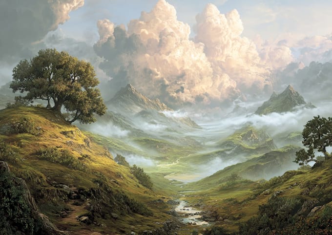 creative photorealistic science fiction illustration
