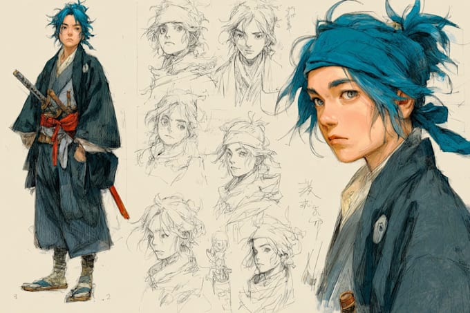 create digital character illustrations